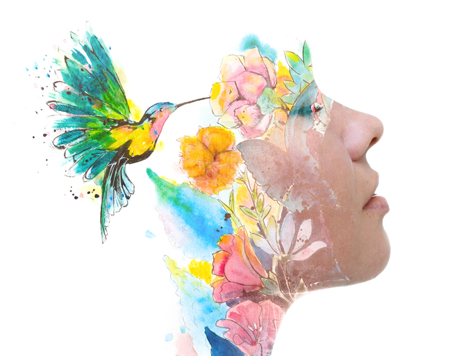 blossoming and becoming someone new