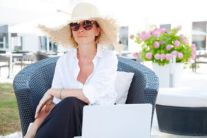 middle aged woman with empty nest